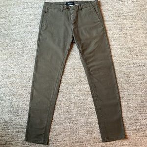 Scotch & Soda Mott Pants 31/32 Olive - Super slim fit